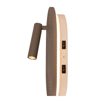 Lucide CARMINO - Wall light - LED - 2700K - Taupe